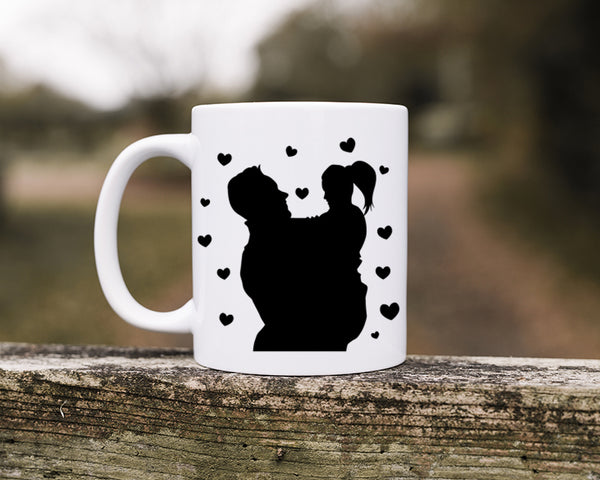 Happy Father's Day Celebration Dad Daughter Love Dad's Day Man Male Parental Daddy's Special Day Paternal Recognition Parenting Appreciation SVG JPG PNG Cricut Sublimation Print Cutting Designs