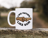 Like Father Like Son Fist Happy Father's Day Celebration Dad True Love Dad's Day Man Male Parental Daddy's Special Day Paternal Recognition Parenting Appreciation SVG JPG PNG Cricut Sublimation Print Cutting Designs