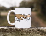 Daddy and Me Man Hand Holding Baby Hand Happy Father's Day Celebration Dad's Day Man Male Parental Daddy's Special Day Paternal Recognition Parenting Appreciation SVG JPG PNG Cricut Sublimation Print Cutting Designs