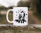 Dad Fishing With Son Happy Father's Day Celebration Dad True Love Dad's Day Man Male Parental Daddy's Special Day Paternal Recognition Parenting Appreciation SVG JPG PNG Cricut Sublimation Print Cutting Designs