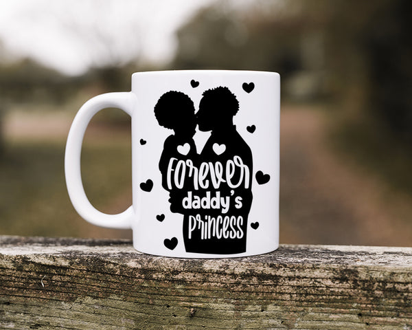 Forever Daddy's Princess Happy Father's Day Celebration Dad True Love Dad's Day Man Male Parental Daddy's Special Day Paternal Recognition Parenting Appreciation SVG JPG PNG Cricut Sublimation Print Cutting Designs
