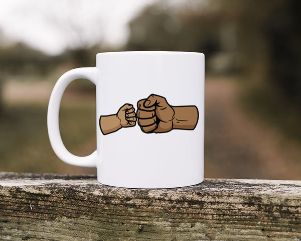 Dad and Baby Fist Happy Father's Day Celebration Dad True Love Dad's Day Man Male Parental Daddy's Special Day Paternal Recognition Parenting Appreciation SVG JPG PNG Cricut Sublimation Print Cutting Designs