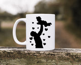 Happy Father's Day Celebration Dad Carrying Baby Dad's Day Man Male Parental Daddy's Special Day Paternal Recognition Parenting Appreciation SVG JPG PNG Cricut Sublimation Print Cutting Designs