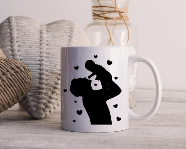 Happy Father's Day Celebration Dad Newborn Baby Love Dad's Day Man Male Parental Daddy's Special Day Paternal Recognition Parenting Appreciation SVG JPG PNG Cricut Sublimation Print Cutting Designs