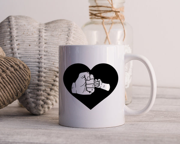 Dad and Baby Fist Happy Father's Day Celebration Dad Love Dad's Day Man Male Parental Daddy's Special Day Paternal Recognition Parenting Appreciation SVG JPG PNG Cricut Sublimation Print Cutting Designs