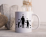 Happy Father's Day Celebration Dad Daughter And Son Love Dad's Day Man Male Parental Daddy's Special Day Paternal Recognition Parenting Appreciation SVG JPG PNG Cricut Sublimation Print Cutting Designs