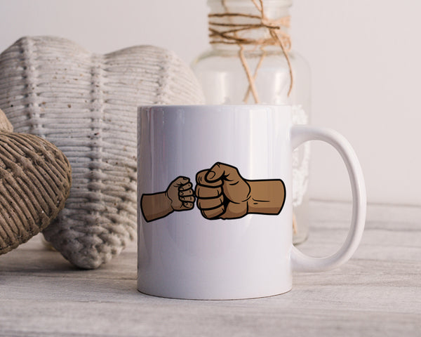 Dad and Baby Fist Happy Father's Day Celebration Dad True Love Dad's Day Man Male Parental Daddy's Special Day Paternal Recognition Parenting Appreciation SVG JPG PNG Cricut Sublimation Print Cutting Designs