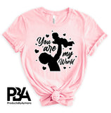 You Are My World Happy Father's Day Celebration Dad True Love Dad's Day Man Male Parental Daddy's Special Day Paternal Recognition Parenting Appreciation SVG JPG PNG Cricut Sublimation Print Cutting Designs