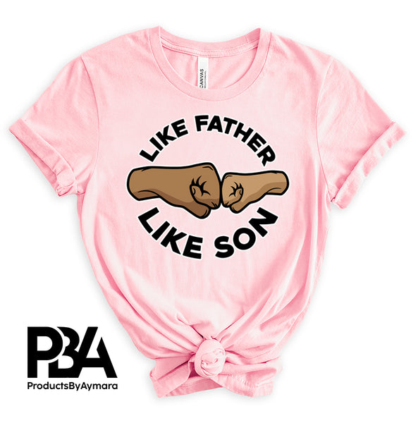 Like Father Like Son Fist Happy Father's Day Celebration Dad True Love Dad's Day Man Male Parental Daddy's Special Day Paternal Recognition Parenting Appreciation SVG JPG PNG Cricut Sublimation Print Cutting Designs