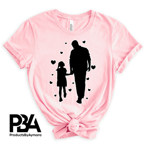 Happy Father's Day Celebration Dad Daughter Girl Love Dad's Day Man Male Parental Daddy's Special Day Paternal Recognition Parenting Appreciation SVG JPG PNG Cricut Sublimation Print Cutting Designs