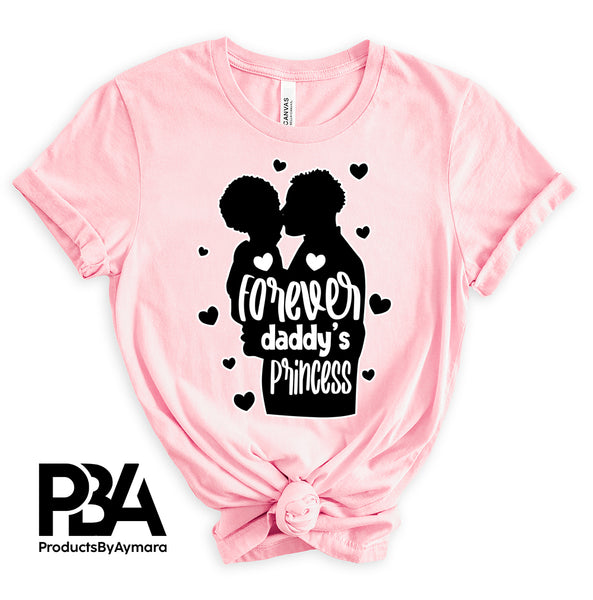 Forever Daddy's Princess Happy Father's Day Celebration Dad True Love Dad's Day Man Male Parental Daddy's Special Day Paternal Recognition Parenting Appreciation SVG JPG PNG Cricut Sublimation Print Cutting Designs