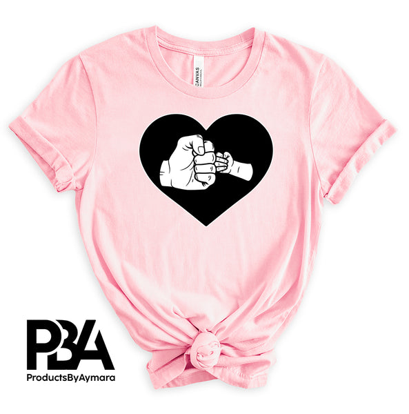 Dad and Baby Fist Happy Father's Day Celebration Dad Love Dad's Day Man Male Parental Daddy's Special Day Paternal Recognition Parenting Appreciation SVG JPG PNG Cricut Sublimation Print Cutting Designs