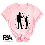 Happy Father's Day Celebration Dad High Five Son Dad's Day Man Male Parental Daddy's Special Day Paternal Recognition Parentin Appreciation SVG JPG PNG Cricut Sublimation Print Cutting Designs