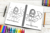 Bundle 28 Kids Coloring Book Image Children's coloring book Kids activity book Coloring pages for children Fun coloring for kids Educational coloring book Creative coloring for youngsters SVG PNG JPG Designs For Coloring Book Cut Cutting Graphic