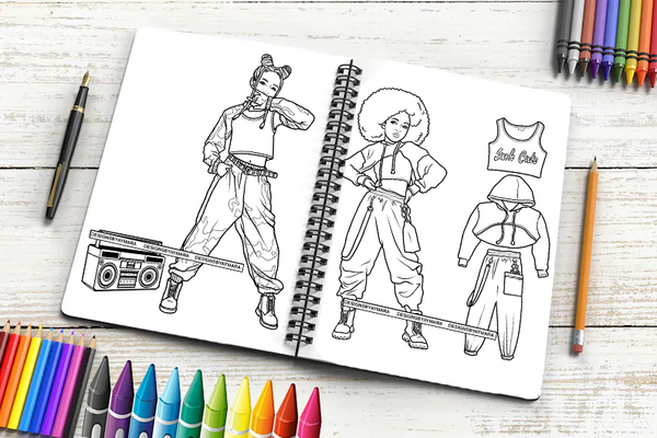 Bundle 28 Kids Coloring Book Image Children's coloring book Kids activity book Coloring pages for children Fun coloring for kids Educational coloring book Creative coloring for youngsters SVG PNG JPG Designs For Coloring Book Cut Cutting Graphic