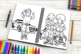 Bundle 28 Kids Coloring Book Image Children's coloring book Kids activity book Coloring pages for children Fun coloring for kids Educational coloring book Creative coloring for youngsters SVG PNG JPG Designs For Coloring Book Cut Cutting Graphic