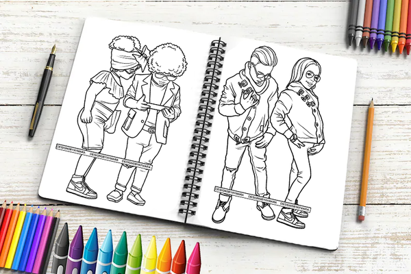 Bundle 28 Kids Coloring Book Image Children's coloring book Kids activity book Coloring pages for children Fun coloring for kids Educational coloring book Creative coloring for youngsters SVG PNG JPG Designs For Coloring Book Cut Cutting Graphic