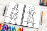 Bundle 28 Kids Coloring Book Image Children's coloring book Kids activity book Coloring pages for children Fun coloring for kids Educational coloring book Creative coloring for youngsters SVG PNG JPG Designs For Coloring Book Cut Cutting Graphic