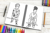 Bundle 28 Kids Coloring Book Image Children's coloring book Kids activity book Coloring pages for children Fun coloring for kids Educational coloring book Creative coloring for youngsters SVG PNG JPG Designs For Coloring Book Cut Cutting Graphic