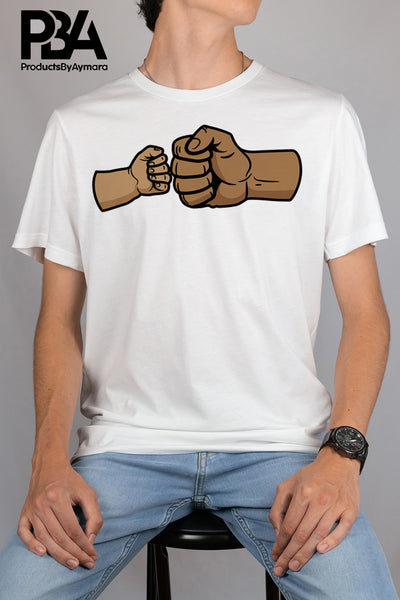 Dad and Baby Fist Happy Father's Day Celebration Dad True Love Dad's Day Man Male Parental Daddy's Special Day Paternal Recognition Parenting Appreciation SVG JPG PNG Cricut Sublimation Print Cutting Designs