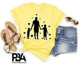 Happy Father's Day Celebration Dad Daughter And Son Love Dad's Day Man Male Parental Daddy's Special Day Paternal Recognition Parenting Appreciation SVG JPG PNG Cricut Sublimation Print Cutting Designs