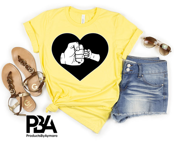 Dad and Baby Fist Happy Father's Day Celebration Dad Love Dad's Day Man Male Parental Daddy's Special Day Paternal Recognition Parenting Appreciation SVG JPG PNG Cricut Sublimation Print Cutting Designs