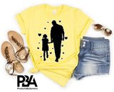 Happy Father's Day Celebration Dad Daughter Girl Love Dad's Day Man Male Parental Daddy's Special Day Paternal Recognition Parenting Appreciation SVG JPG PNG Cricut Sublimation Print Cutting Designs