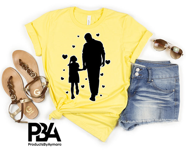 Happy Father's Day Celebration Dad Daughter Girl Love Dad's Day Man Male Parental Daddy's Special Day Paternal Recognition Parenting Appreciation SVG JPG PNG Cricut Sublimation Print Cutting Designs