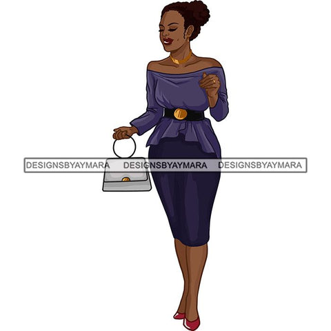 Fashion Diva Glamour Afro Classy Sexy Lady SVG PNG JPG Vector Files For Cutting and More