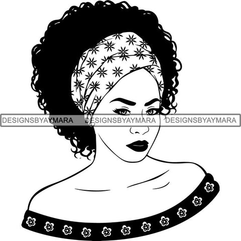 Afro Beautiful Woman Goddess Diva Classy Lady .SVG Cut Files For Silhouette and Cricut