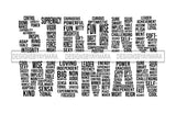 Words Letter Lord Life Quotes SVG Files For Cutting and More!