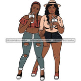 Best Friends Forever Drinking Chilling  SVG Files For Cutting and More!