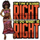 Afro Lola Black History Month Quotes .SVG Clipart Vector Cutting Files For Circuit Silhouette Cricut and More!