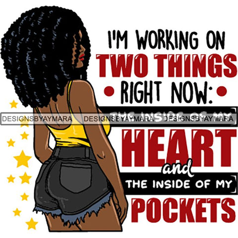 Afro Boss Lady Lord Life Quotes SVG Files For Cutting and More