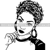 Afro Lady Black Goddess Melanin Dark Latina Morena SVG Files For Cutting and More!