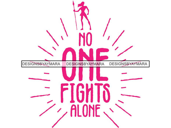 Cancer Awareness Woman Fighting Cancer Quotes PNG Files For Print