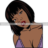 Afro Independent Successful Woman SVG Cutting Files For Silhouette Cricut and More
