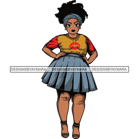 Afro Thick Classy Lola Boss Lady .SVG Cutting Files For Silhouette and Cricut and More!