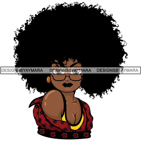 Afro Lola Boss Lady Quotes SVG Cutting Files For Silhouette Cricut and More
