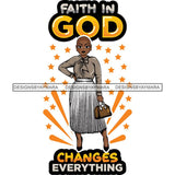 Afro Classy Lola Elegance Glamour Church Lady God Lord Dios Quotes .SVG Clipart Vector Cutting Files For Circuit Silhouette Cricut and More!