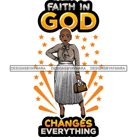 Afro Classy Lola Elegance Glamour Church Lady God Lord Dios Quotes .SVG Clipart Vector Cutting Files For Circuit Silhouette Cricut and More!