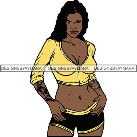 Afro Woman Goddess Diva Melanin Love Sensual .SVG Cut Files For Silhouette and Cricut and More!