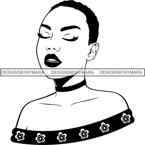 Afro Lady Black Goddess Melanin Dark Latina Morena SVG Files For Cutting and More!