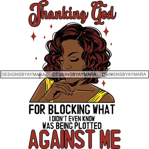 Afro Independent Successful Woman SVG Cutting Files For Silhouette Cricut and More