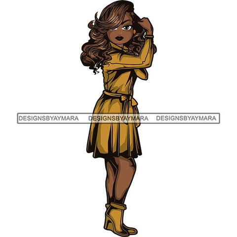 Afro Strong Classy Lola Flexing Believe in Yourself .SVG Cutting Files For Silhouette and Cricut and More!