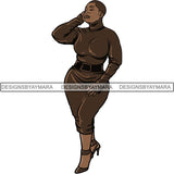 Melanin Bald Short Hairstyle Queen Goddess Nubian .SVG Cut Files For Silhouette and Cricut and Much More