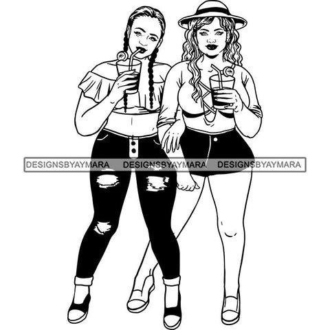 Best Friends Forever Girls Women Ladies Buddy Sister Girlfriends SVG Files For Cutting and More!