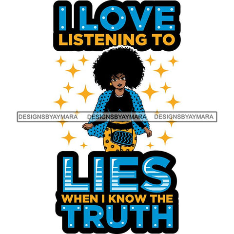 Afro Lola Life Quotes SVG Files For Cutting and More