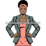Strong Afro Woman SVG Cancer Survivor Cutting Files For Silhouette Cricut and More