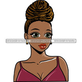 Afro Black Woman Sister-lock Hairstyle .SVG Cutting Files For Silhouette Cricut and More!